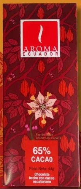 Chocolate Orgánico 65% 12 unidades